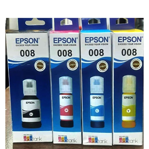 Epson 008 CMYK Full Set Refill Ink Bottle