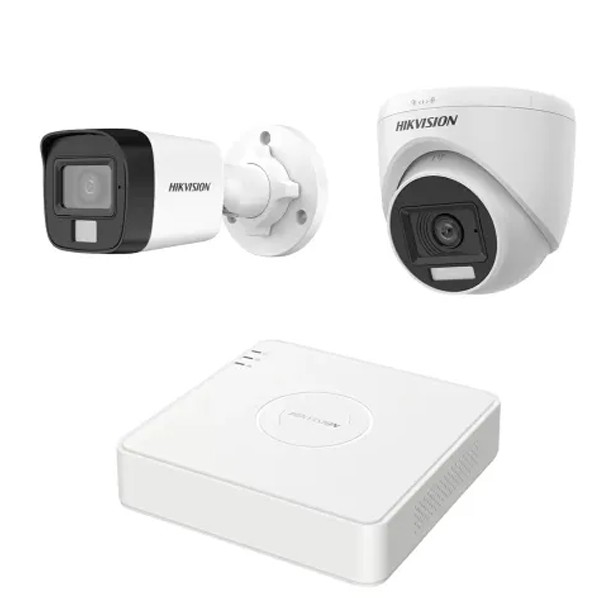 HIKVISION 2 unit 1080P Night Vision Security CC Camera Package