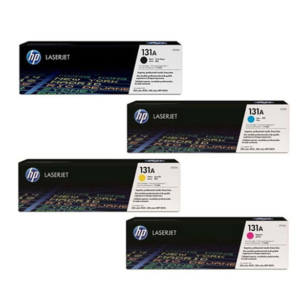 HP 131A CMYK Full Set Original Color Toner Cartridge