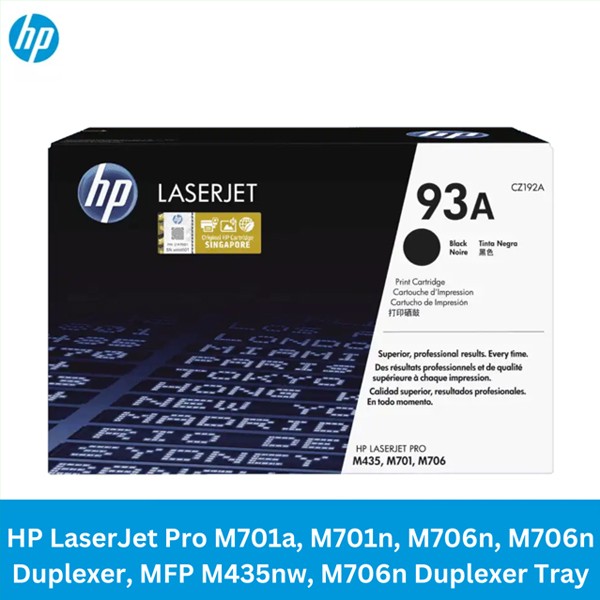 HP 93A Black Original LaserJet Toner (for LJ M706N, 435NW)