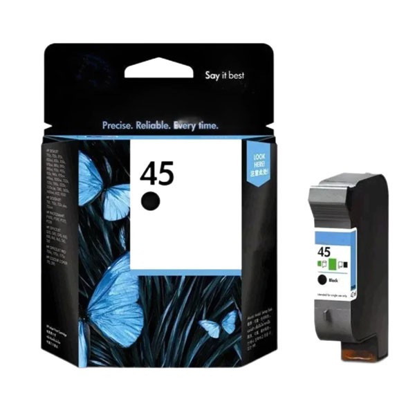 HP 45 Black Original Ink Cartridge (51645AA)