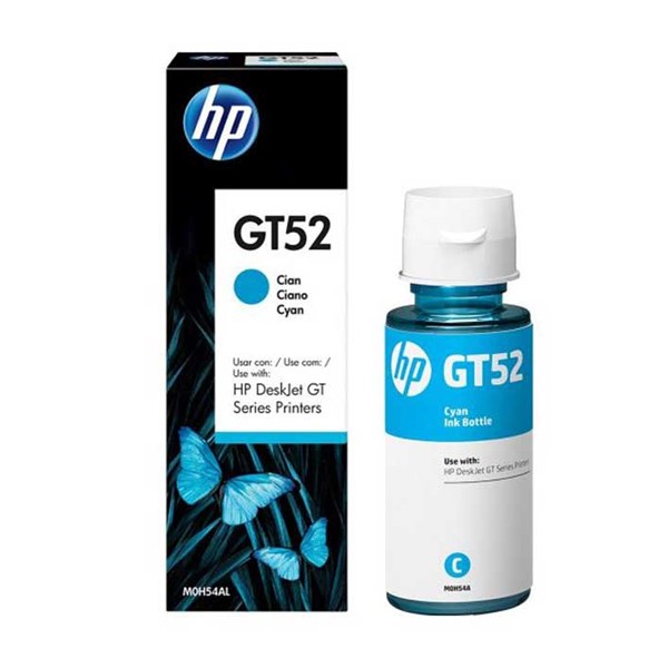 HP GT52 Cyan Original Ink Bottle M0H54AA