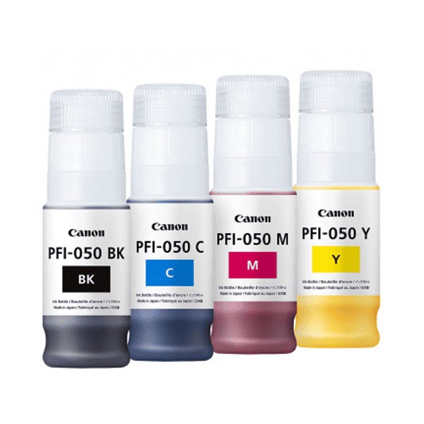 Canon PFI-050 CMYBK Full Set Refill Ink Bottle