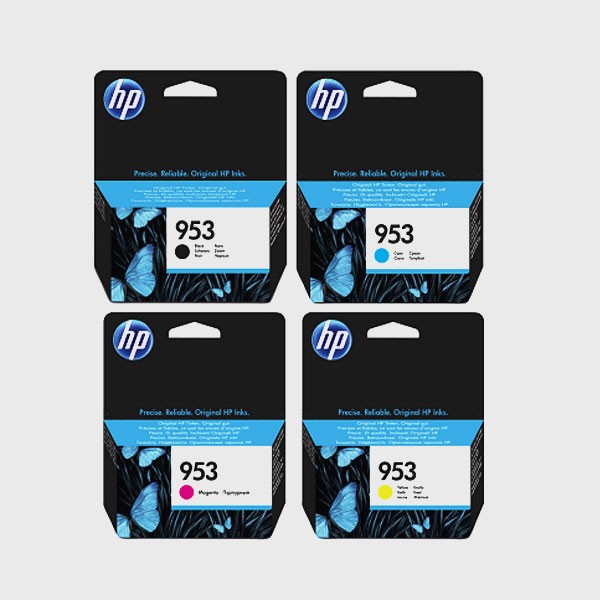 HP 953 CMYK Full Set 4 Color Original Ink Cartridge