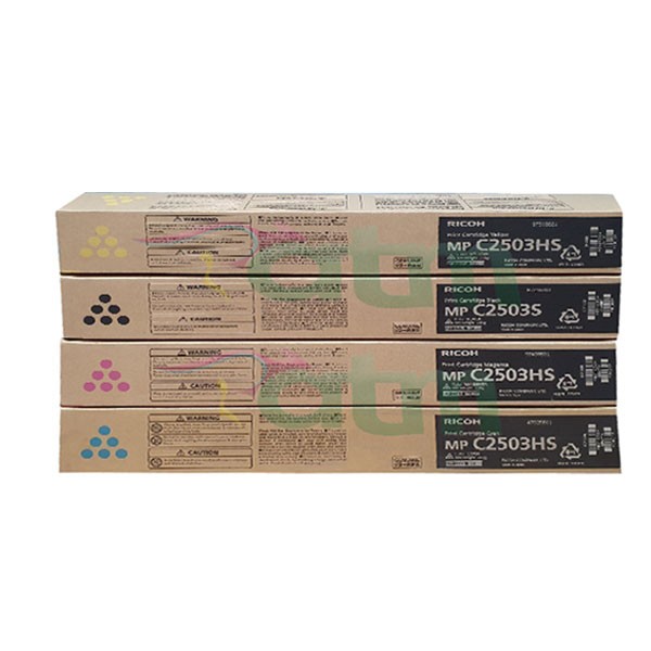 Ricoh MP C2503HS CMYK Four Color Toner Cartridge