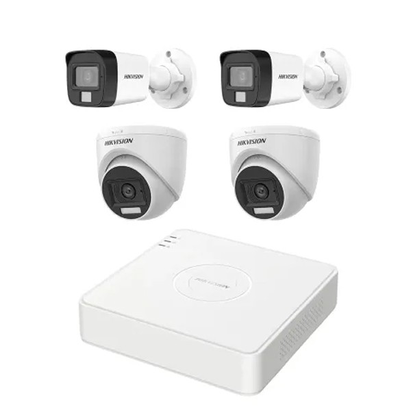 HIKVISION 4 unit 1080P Night Vision Security CC Camera Package