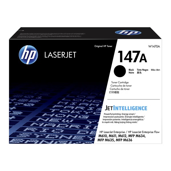 HP 147A Black Original LaserJet Toner Cartridge (W1470A)