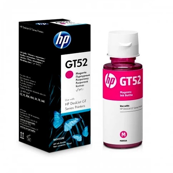 HP GT52 Magenta Original Ink Bottle